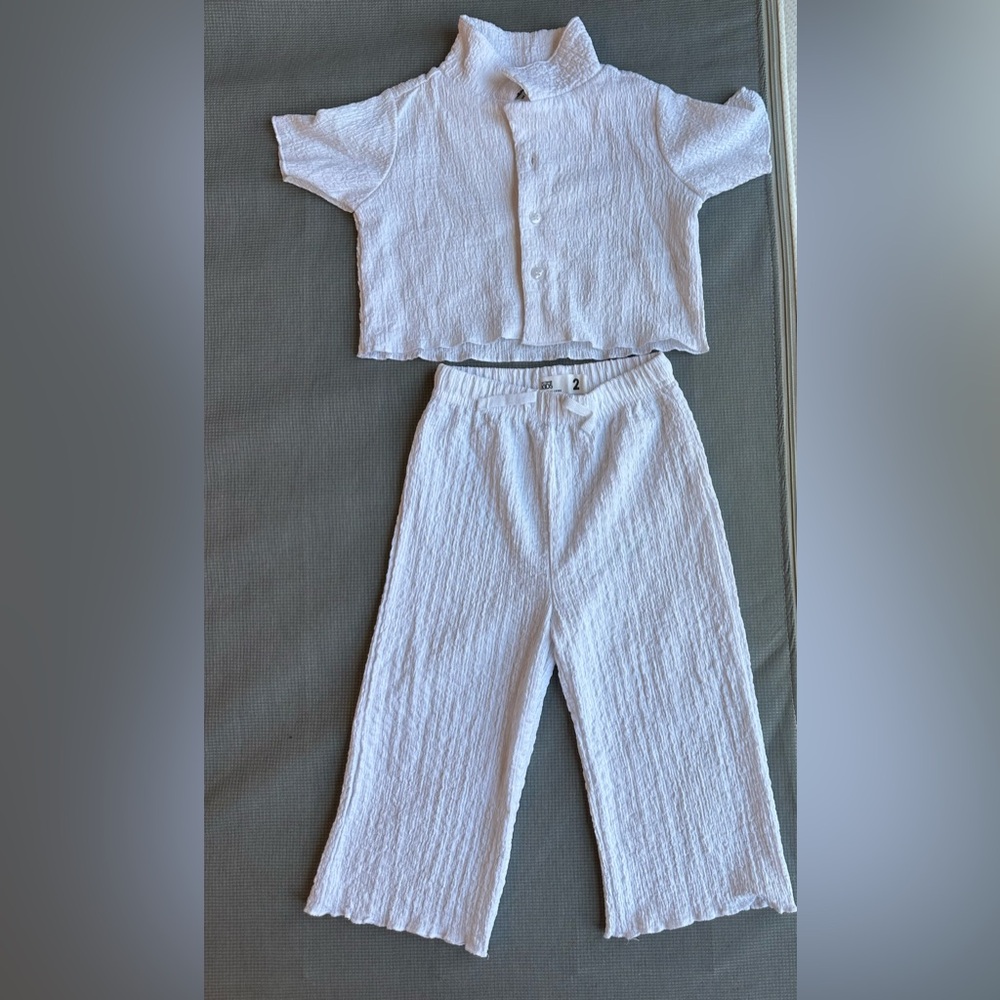 Cotton On Kids White Textured Set